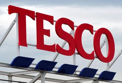 Tesco sign