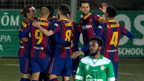 Barcelona celebrate