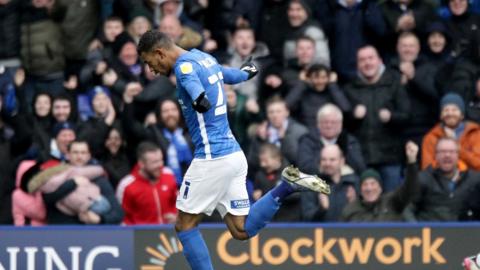 Juninho Bacuna scored his first goal for Birmingham City in only his fourth league appearance