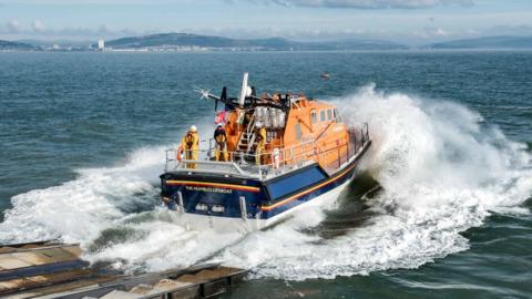 The Mumbles RNLI lifeboat