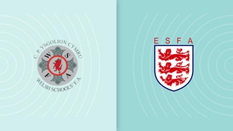 Wales U18 boys v England U18 boys badge graphic