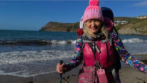 Photo of Tracey Hannam at Port Erin