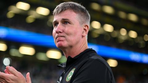 Stephen Kenny pictured after the Republic of Ireland's loss to the Netherlands