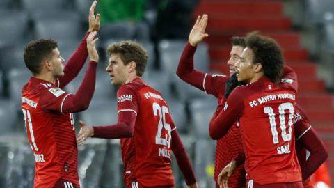 Bayern Munich celebrate