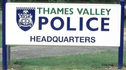Thames Valley Police Headquarters sign