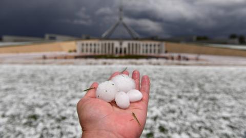Hail in Australia
