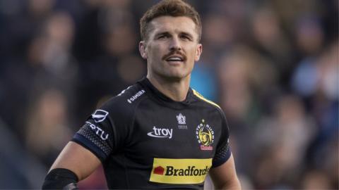 Exeter Chiefs' Henry Slade during the Gallagher Premiership Rugby