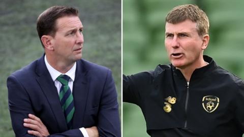 Ian Baraclough and Stephen Kenny were previously managerial opponents in the League of Ireland