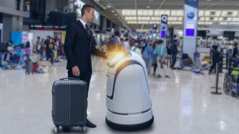 Airport robot