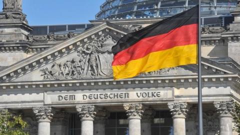 Reichstag building in Berlin