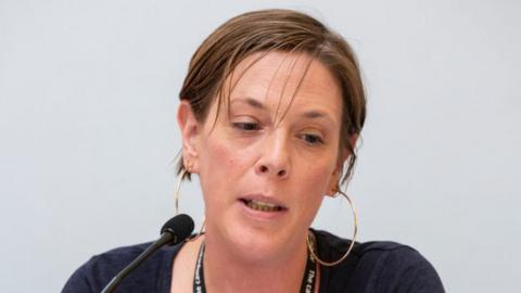 Jess Phillips at the Labour party conference.