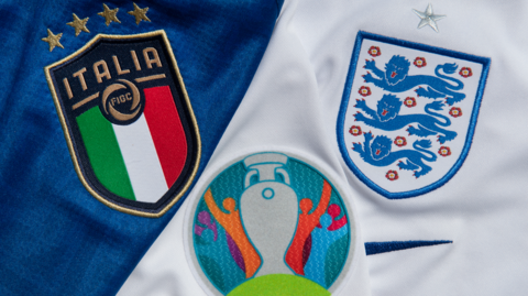 Italy and England meet in the final of Euro 2020 at Wembley