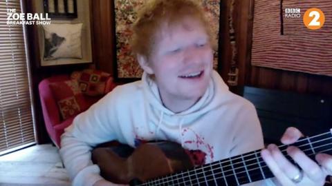 Ed Sheeran live on BBC Radio 2