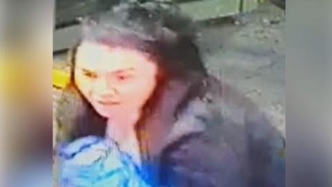 The woman being sought by police