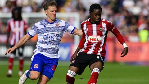 Action from Exeter City v Reading