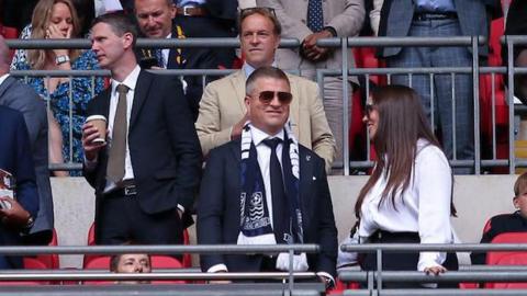 Southend United chairman Justin Rees at Wembley