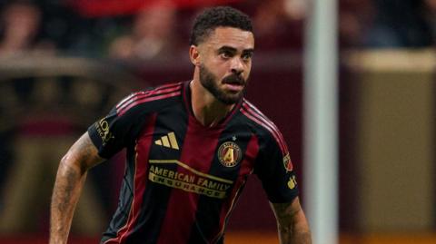 Derrick Williams playing for Atlanta United in the MLS last month (July)