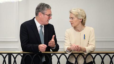 Sir Keir Starmer with the European Commission President