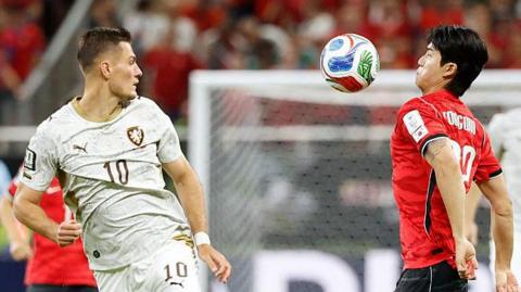 South Korea face Czech Republic