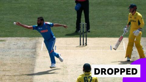 Mohammed Shami drops Travis Head