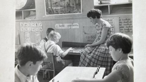 Ysgol Gymraeg Rhymni yn y 1950au
