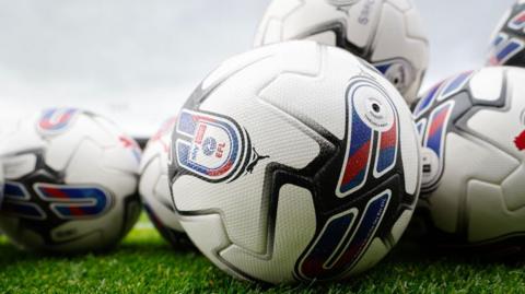 Collection of EFL match balls