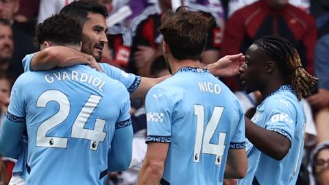Man City celebrate