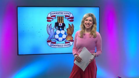 Jenny on the Newsround set