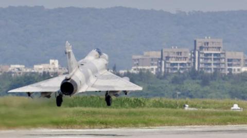 A Taiwanese fighter jet