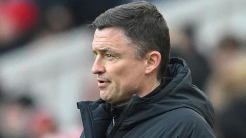 Preston boss Paul Heckingbottom during the 4-0 defeat to Middlesbrough
