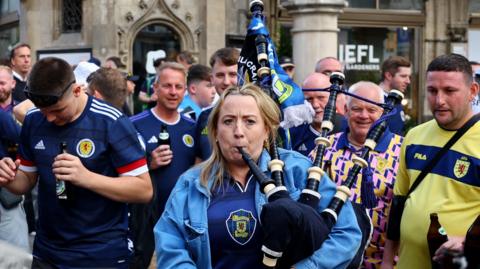 Scotland supporters in Munich