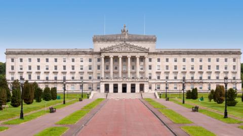 Northern Ireland Assembly and Government building in Stormont Estate in Belfast