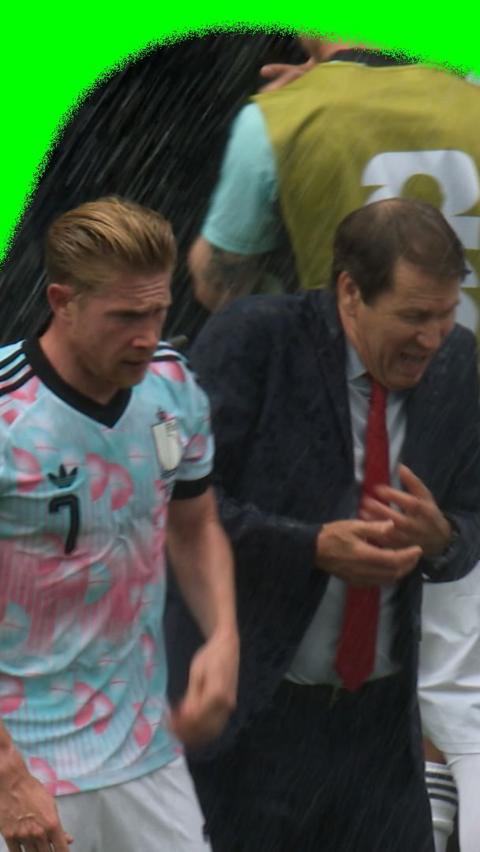 Kevin De Bruyne and Rudi Garcia