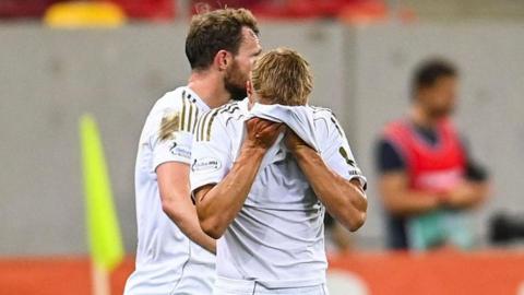 Aberdeen player upset
