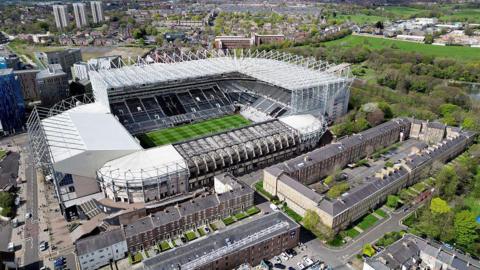 St James' Park and Leazes Terrace