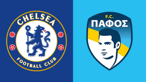 Chelsea and Pafos club badges