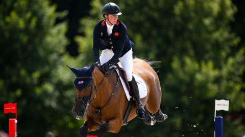 Ben Maher and horse Dallas Vegas Batilly