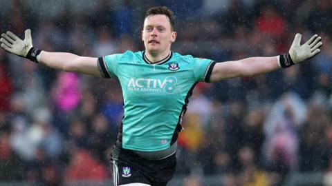 Rory Beggan celebrates his winner