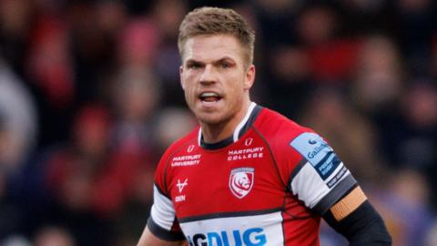 Gareth Anscombe during Gloucester's January 2025 game against Sale