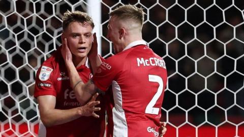Bristol City celebrate