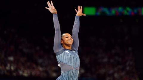 Becky Downie at the fourth day of the 2024 Paris Olympic Games in France.