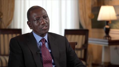 Kenya President William Ruto sits down with the ý