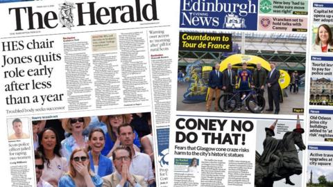 Scotland's papers: 3 July
