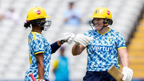Warwickshire Bears Laura Harris posted the third fastest half century. 