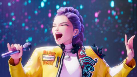 rumi from kpop demon hunters singing