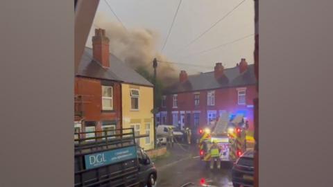 Melton lightning strike