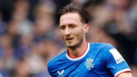 Ben Davies playing for Rangers