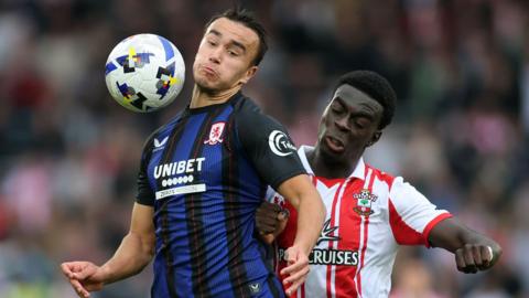 Middlesbrough forward David Strelec