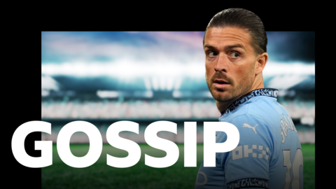 BBC Gossip graphic featuring Jack Grealish