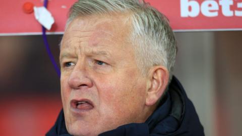 Sheffield United boss Chris Wilder